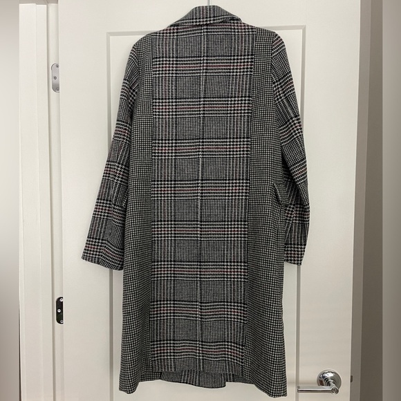 Gap Plaid Long Coat - Picture 4 of 8